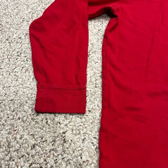 Lands End Cherry Red Long Sleeve Turtleneck Shirt Sz 2X Fall Casual Holiday - Picture 4 of 6
